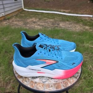 Brooks Hyperion Max 2 1104341D408 Crystal Sea Running Shoes Men Sz 12 Worn 3x